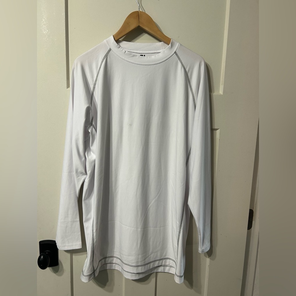 FootJoy FJ Long Sleeve Base Layer Stretch Shirt White Men's Size XXL